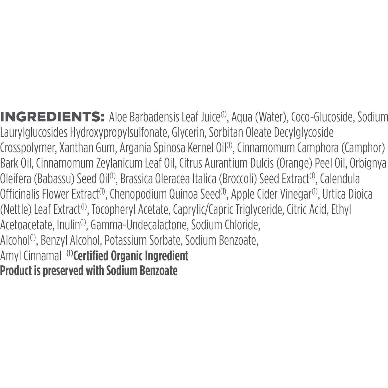 Champú Orgánico Avalon Organics Vinagre de Sidra 311g x6