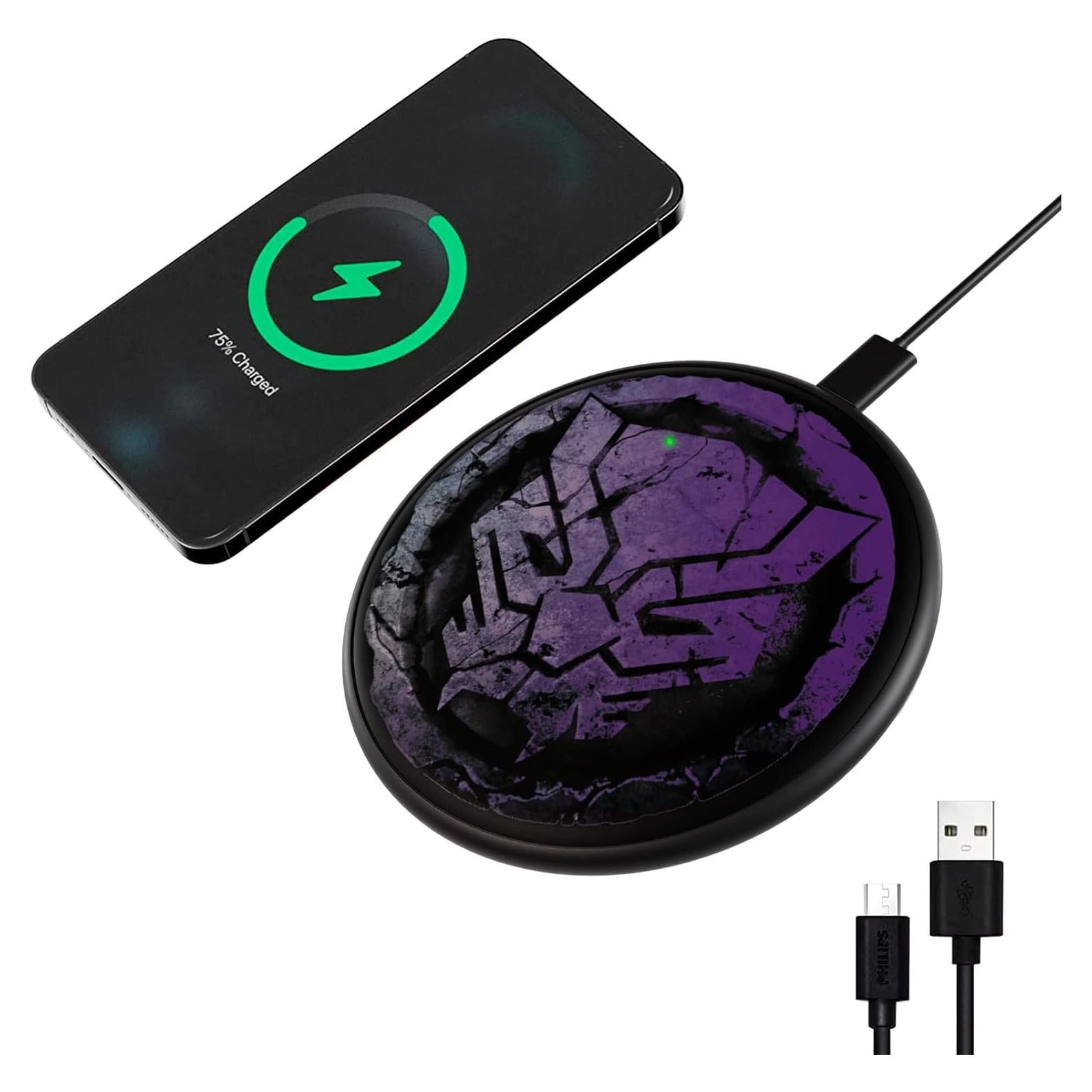 Base de Carga Inalámbrica Marvel Avengers Black Panther 10W