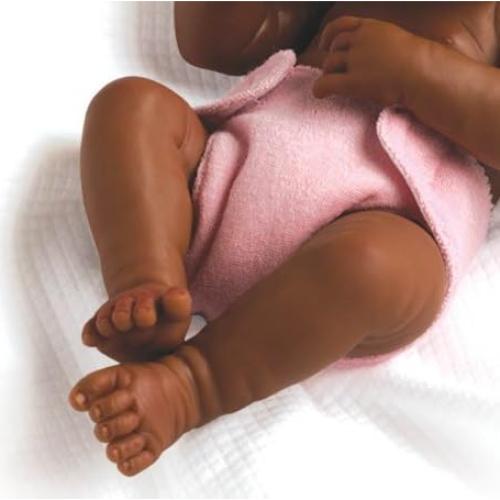 Muñeca Realista Afroamericana JC Toys 35.56 cm Anatómica