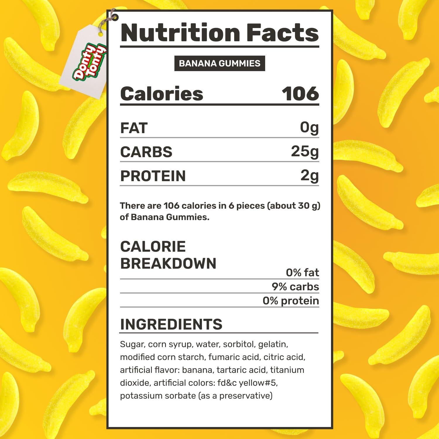 Caramelo de Plátano Guandy 1.36 kg - Gominolas Masticables