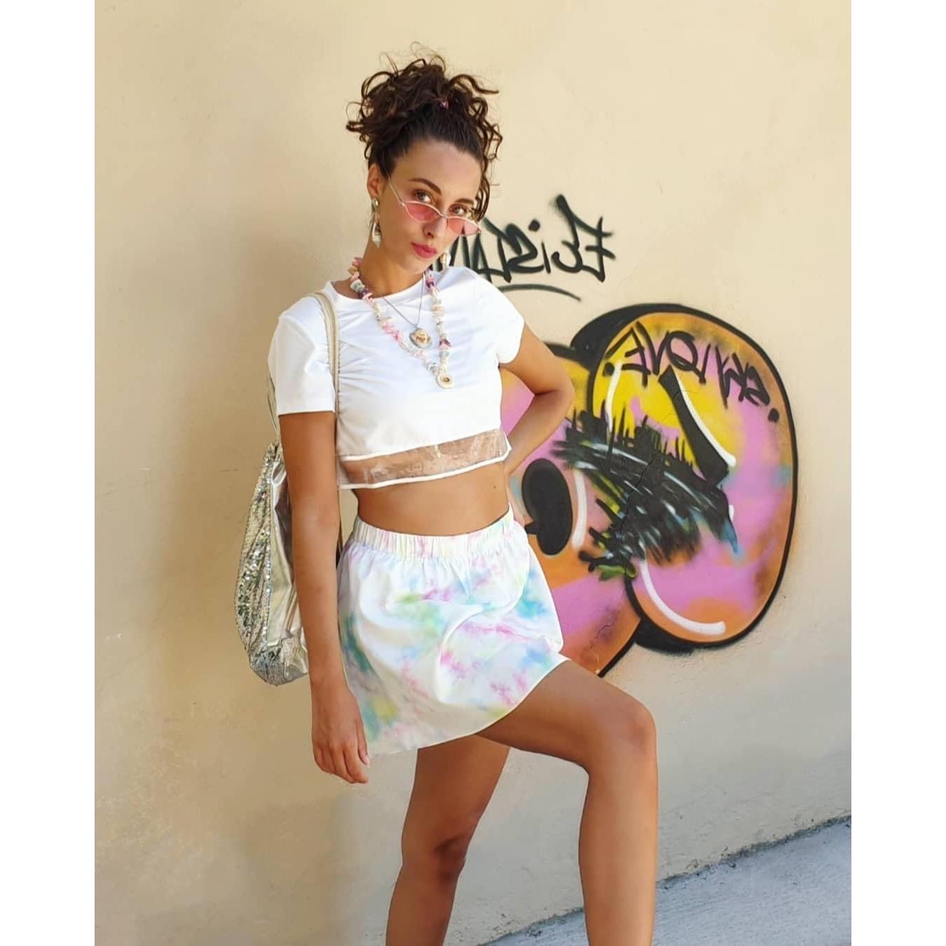 Gafas de sol FEISEDY retro UV400 paquete de 2 rosa y marrón