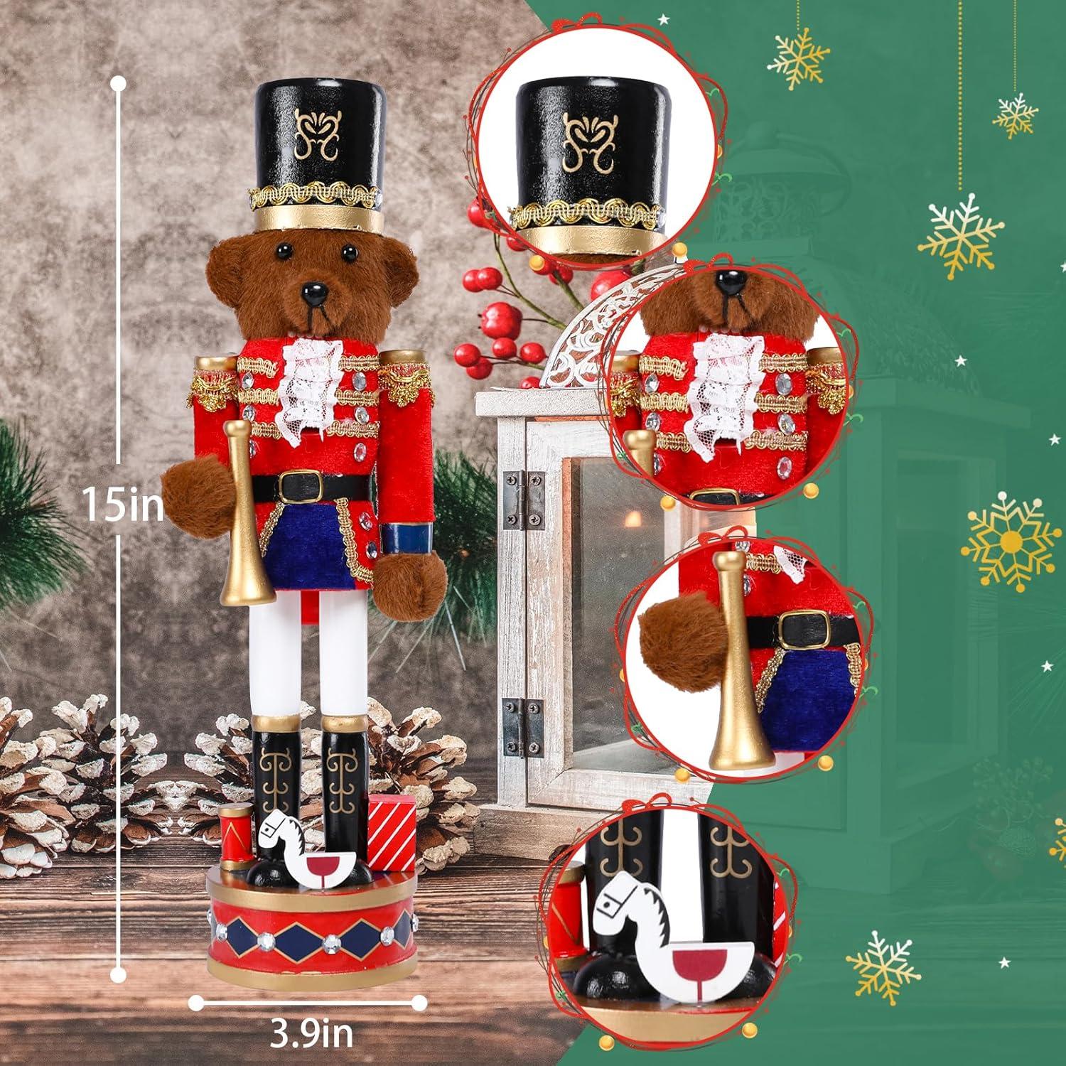 Cascanueces de Navidad WONDER GARDEN 38 cm Madera Bronce