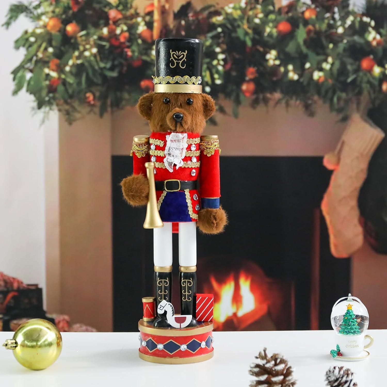 Cascanueces de Navidad WONDER GARDEN 38 cm Madera Bronce