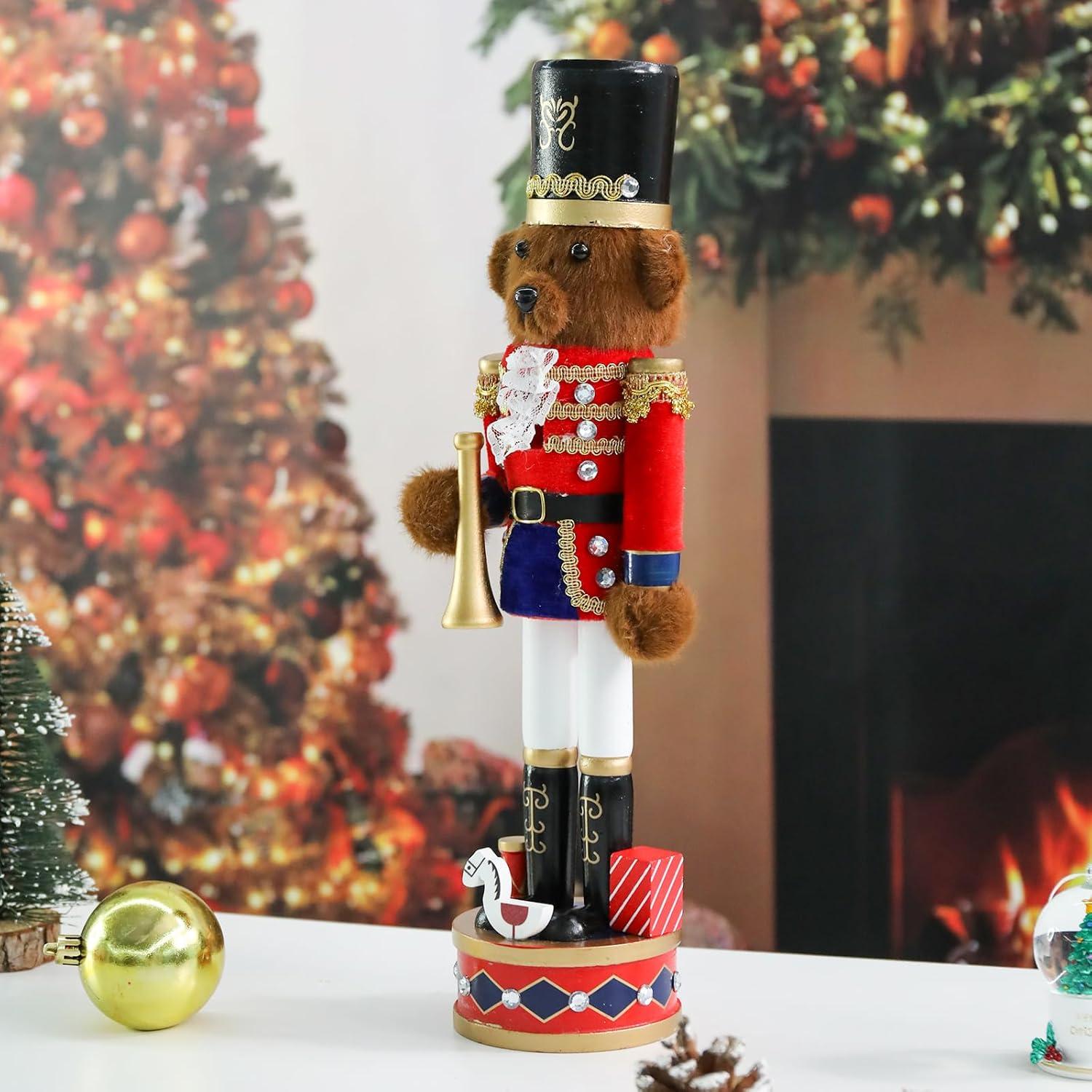 Cascanueces de Navidad WONDER GARDEN 38 cm Madera Bronce