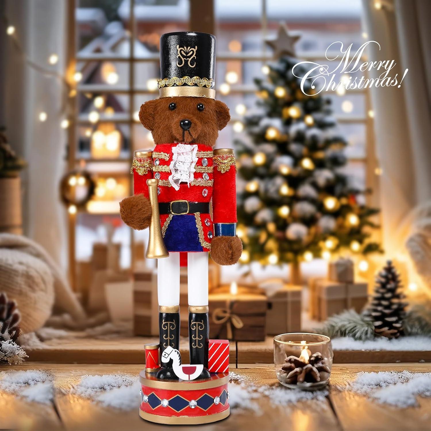 Cascanueces de Navidad WONDER GARDEN 38 cm Madera Bronce