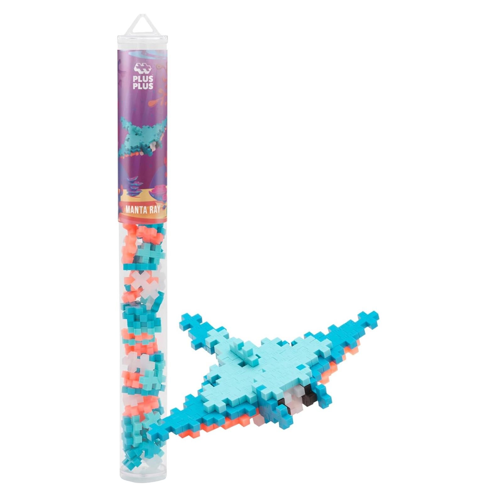 Juego de Bloques de Construcción Plus-Plus 3D Manta Raya 70 Piezas