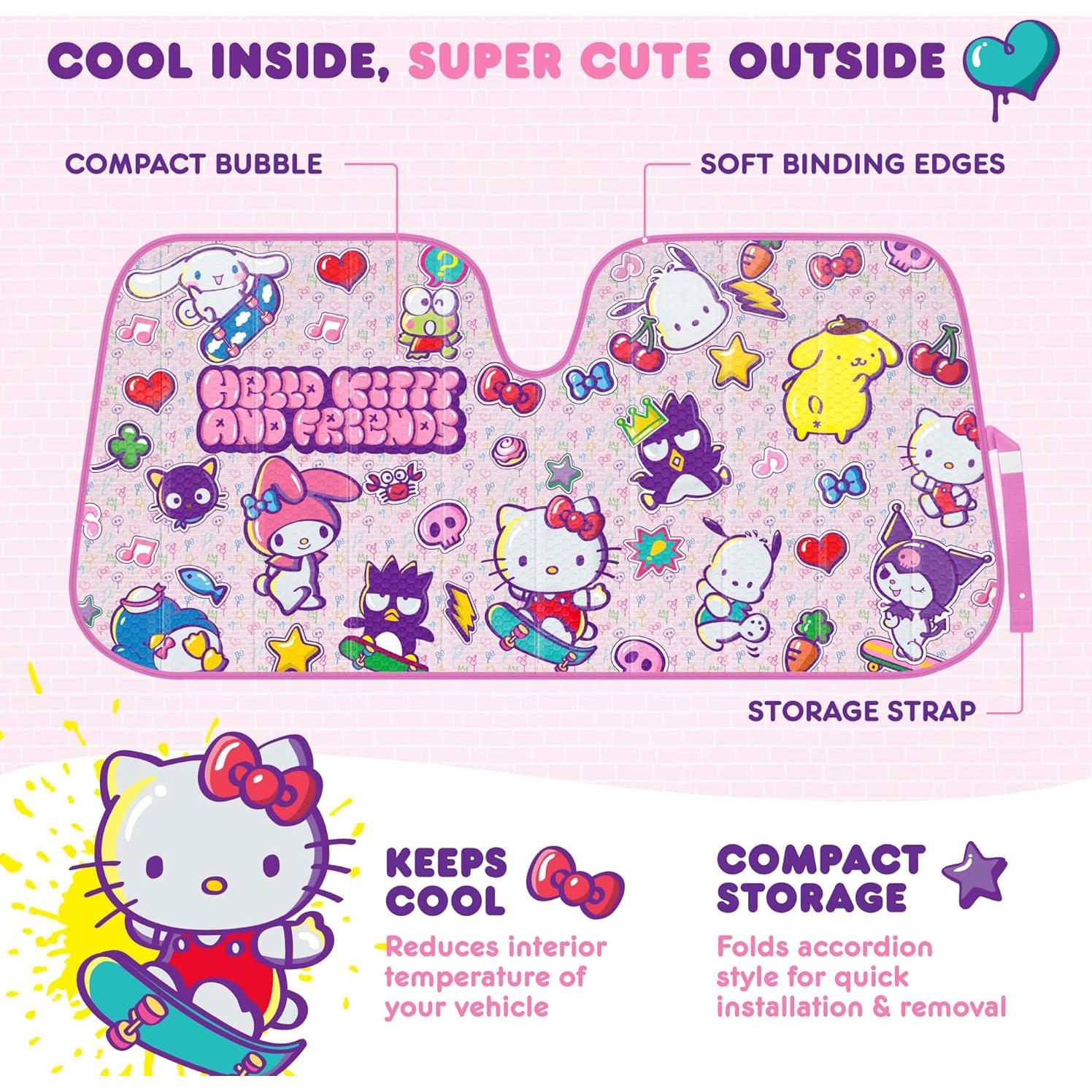 Sombra de Sol Parabrisas Hello Kitty Carbella 147x69 cm