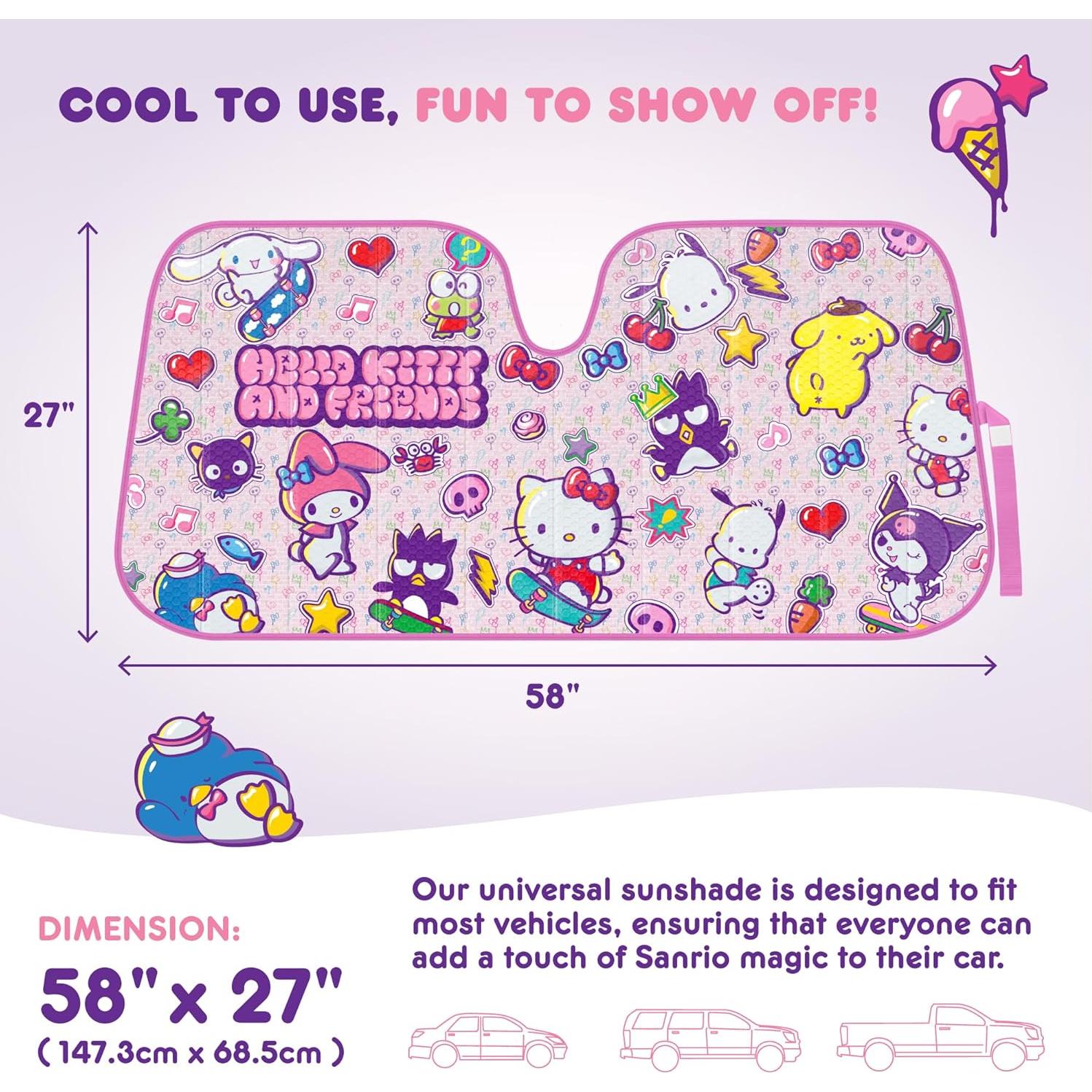 Sombra de Sol Parabrisas Hello Kitty Carbella 147x69 cm