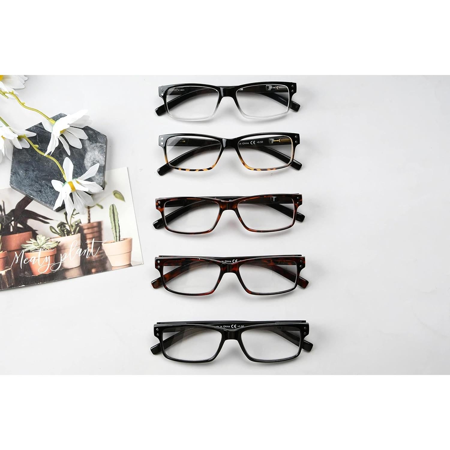 Gafas de Lectura Eyekepper 5 Paquete Hombres 1.25x