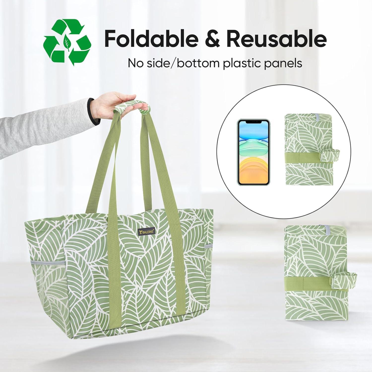 Bolsa de Utilidad Extra Grande BALEINE 34L Plegable Follaje Antiguo