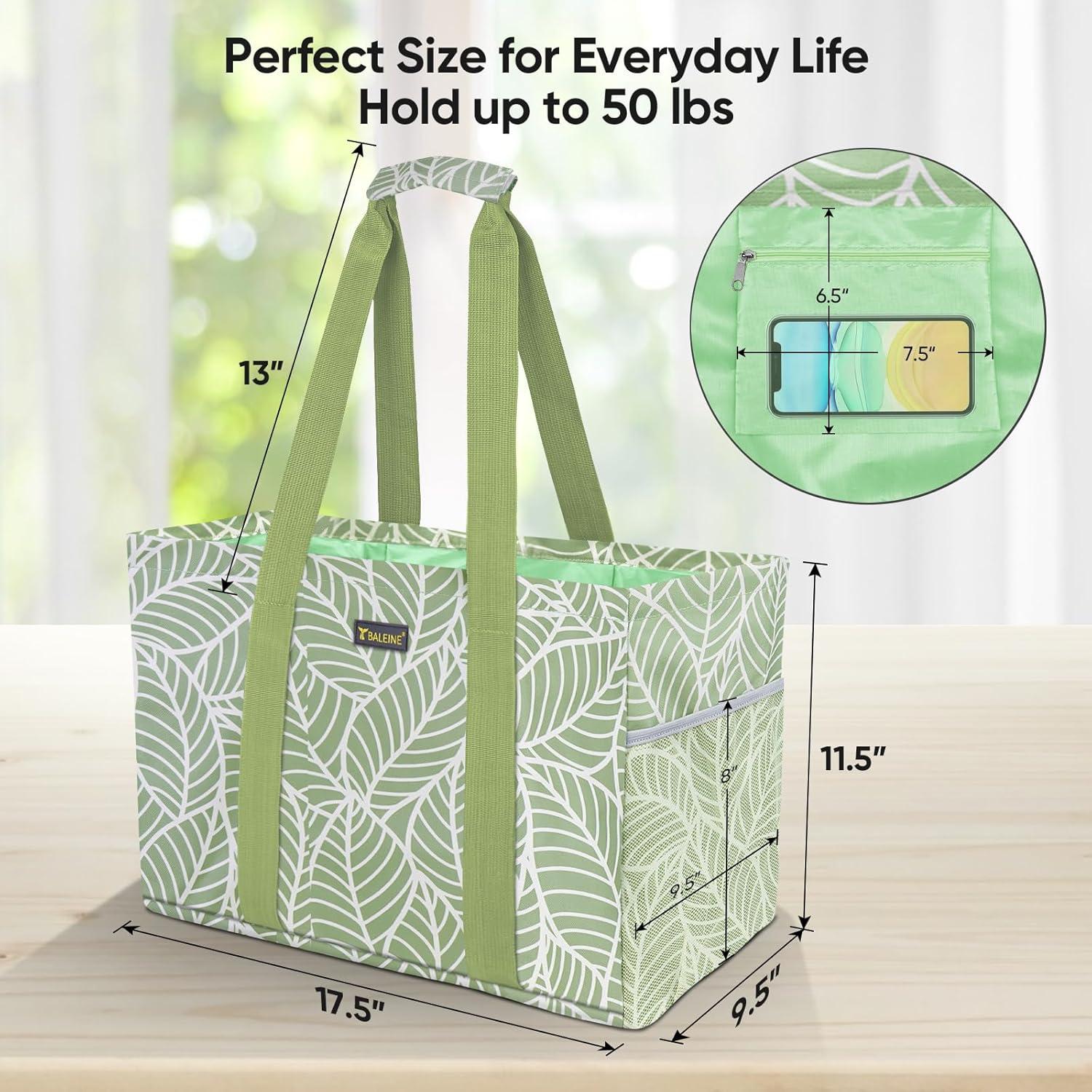 Bolsa de Utilidad Extra Grande BALEINE 34L Plegable Follaje Antiguo