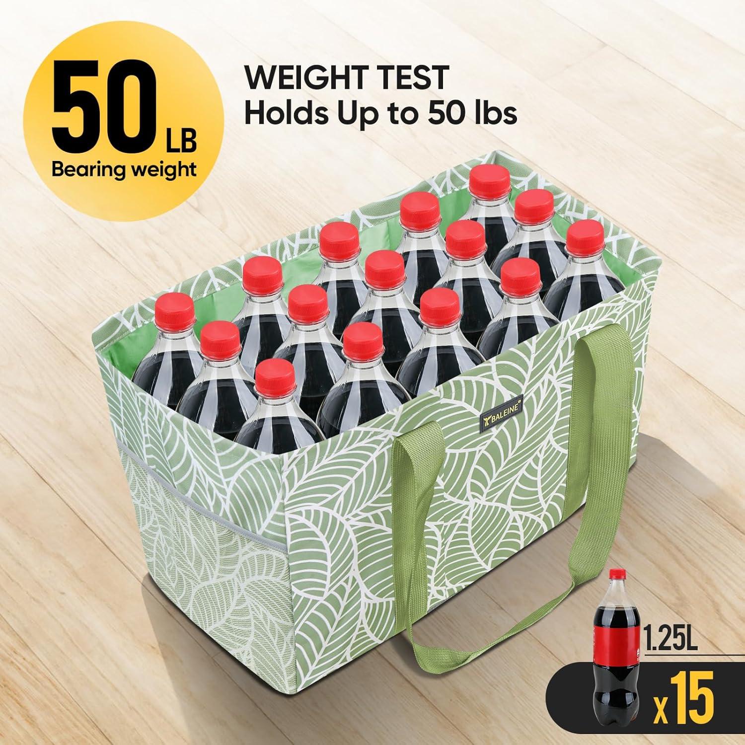 Bolsa de Utilidad Extra Grande BALEINE 34L Plegable Follaje Antiguo