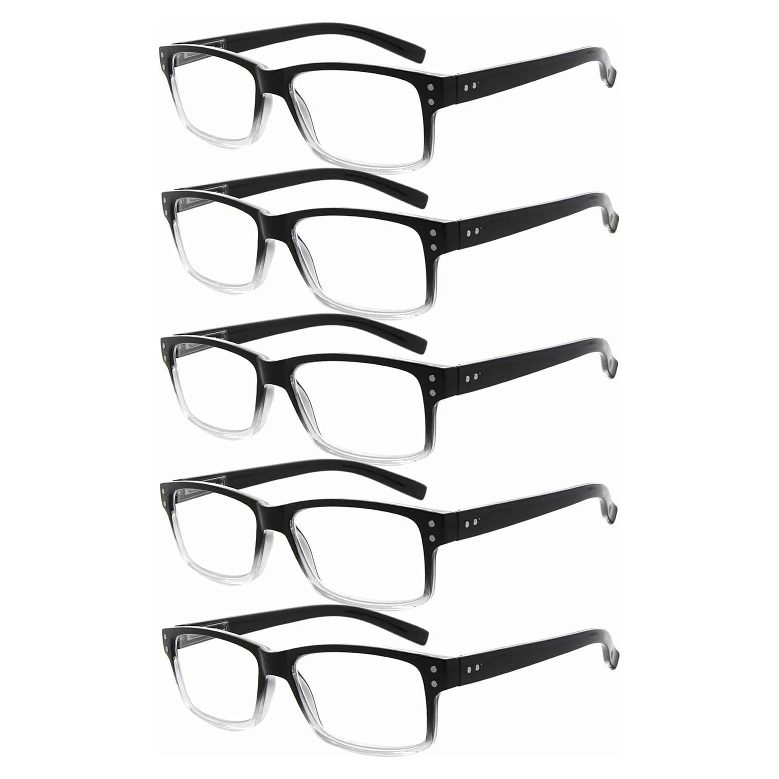 Gafas de Lectura Eyekepper 5 Paquete Hombres 3.25x Clásicas