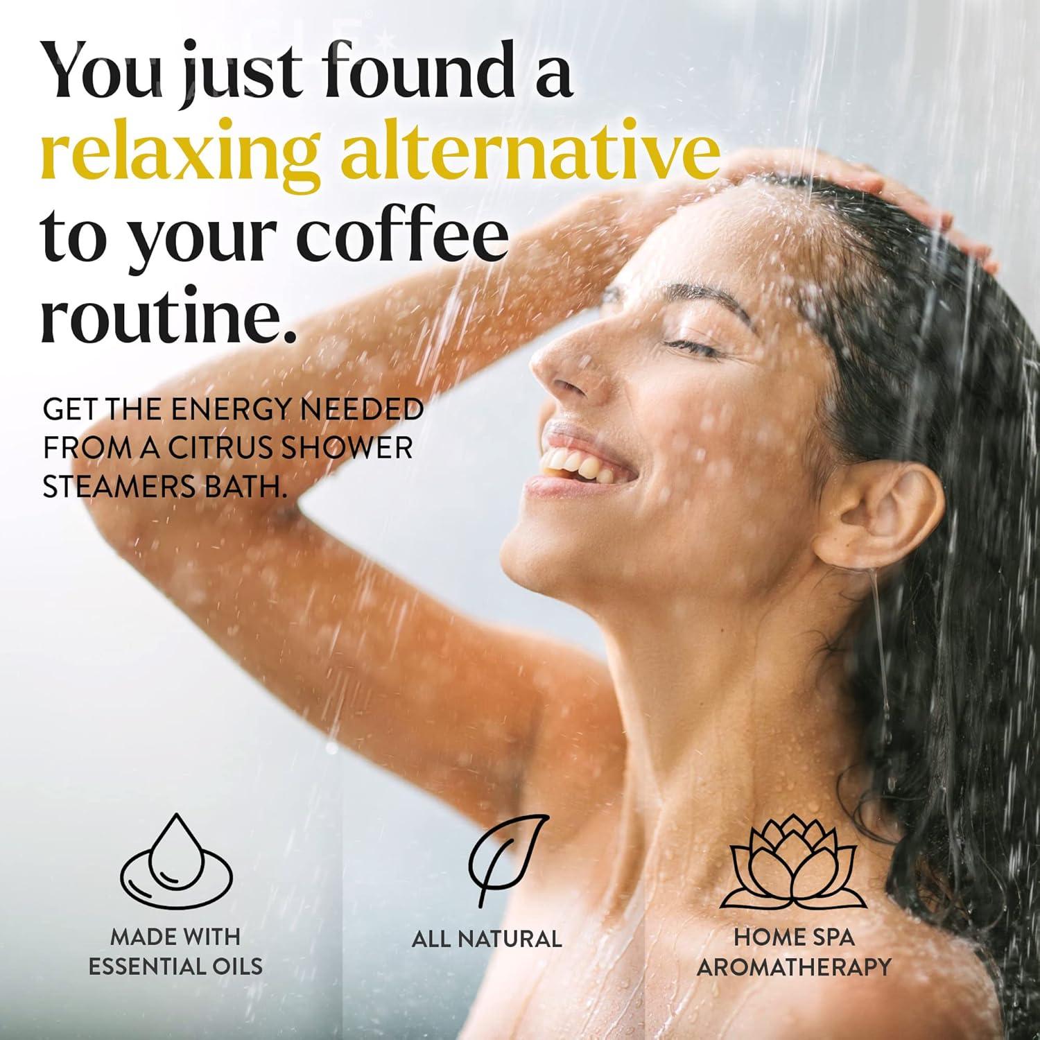 Pastillas de Vapor de Ducha Milagro Hecho - Cítricos y Menta - 15 Tabletas