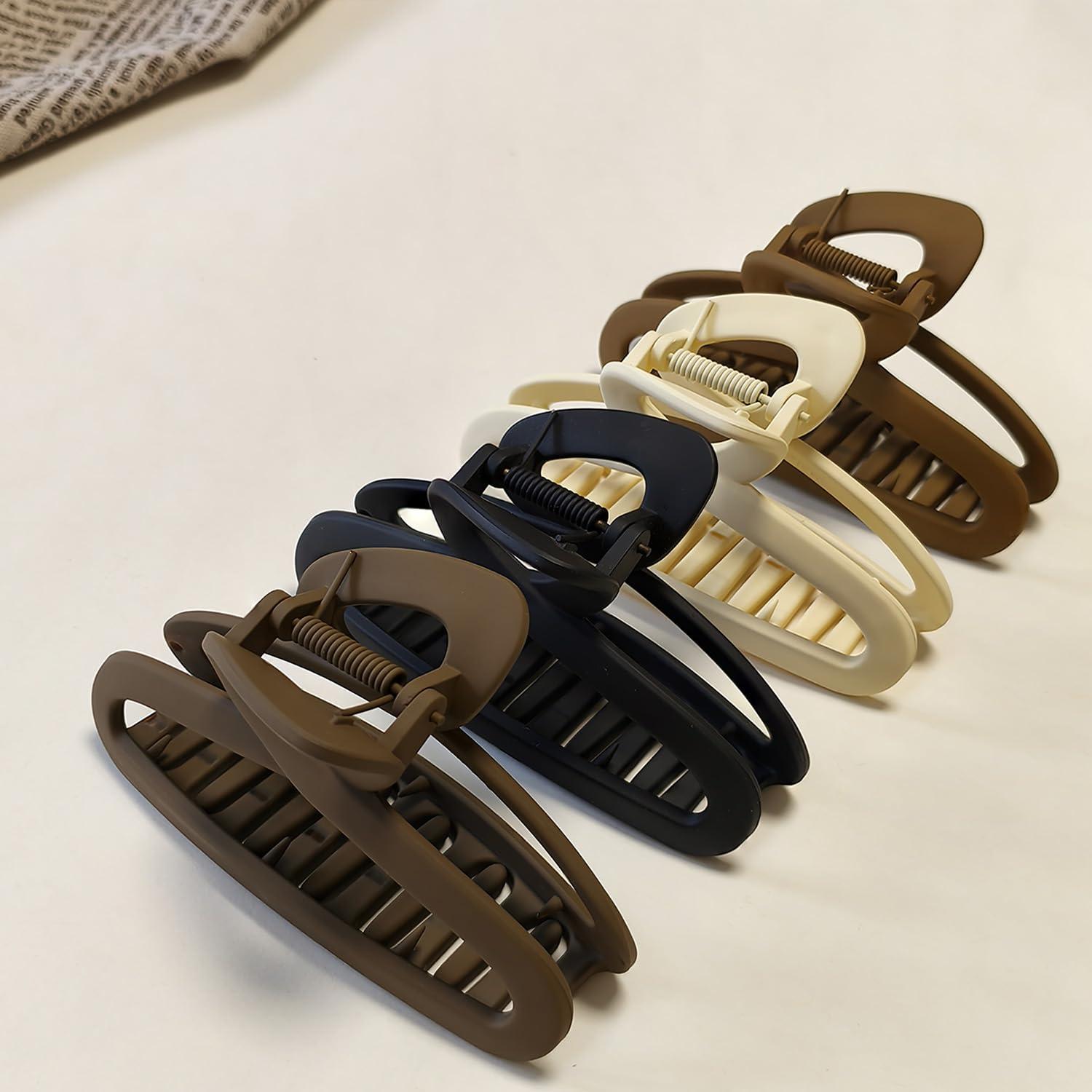 Pinzas para el cabello Nalodu 4 piezas antideslizantes 10.9 cm