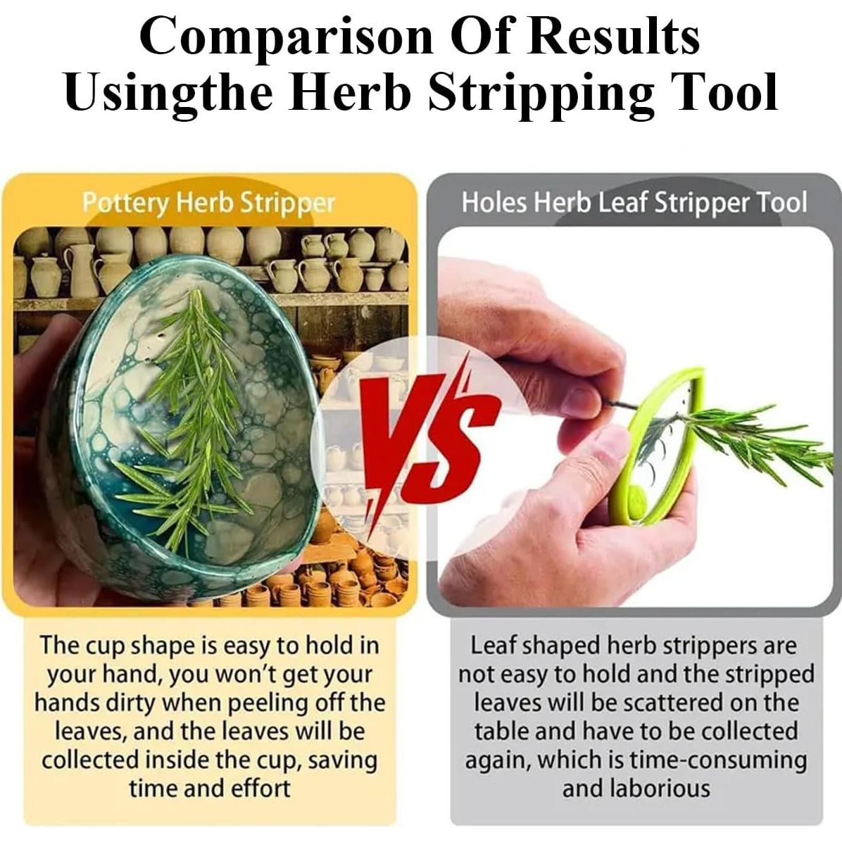 Deshojador de Hierbas de Cerámica Hamblin Brothers 10x8.5cm