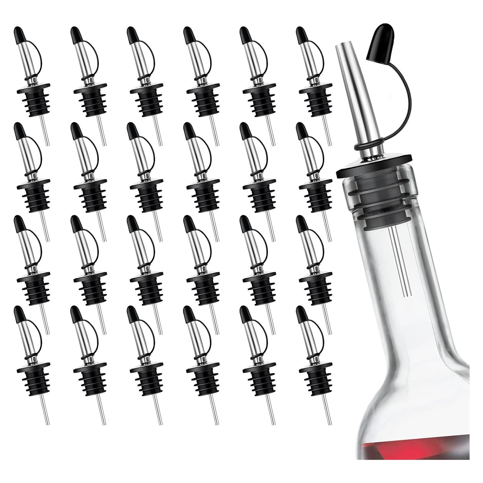 Vertedores de Licor Femilkt Acero Inoxidable 24 Piezas