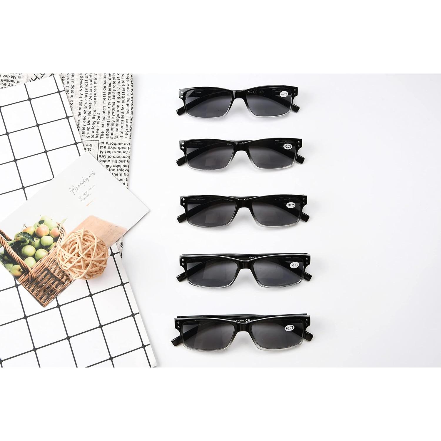 Gafas de Lectura Eyekepper 5 Paquete Hombres Lentes Grises