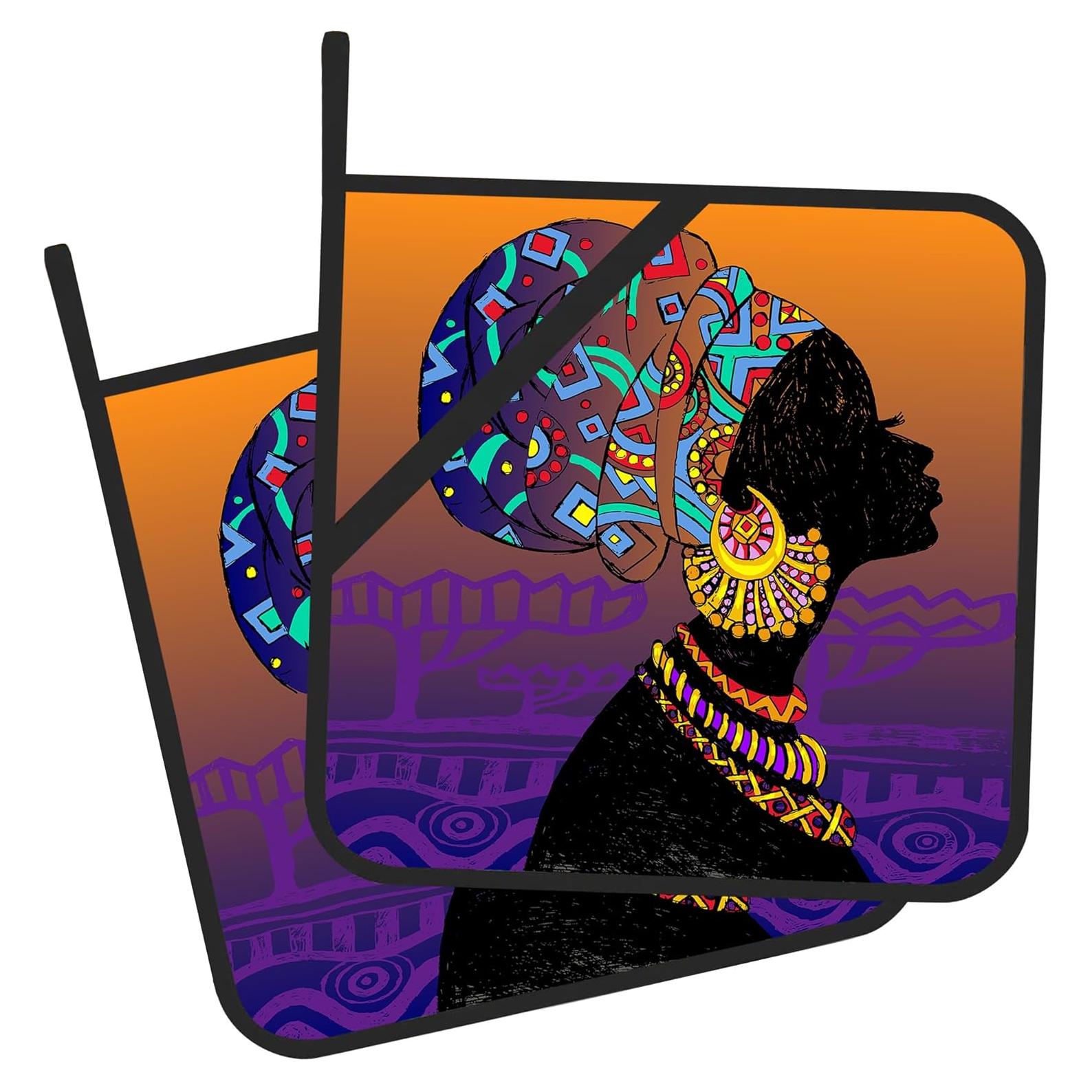 Juego de 2 Agarraderas de Cocina Gearsly Resistente al Calor