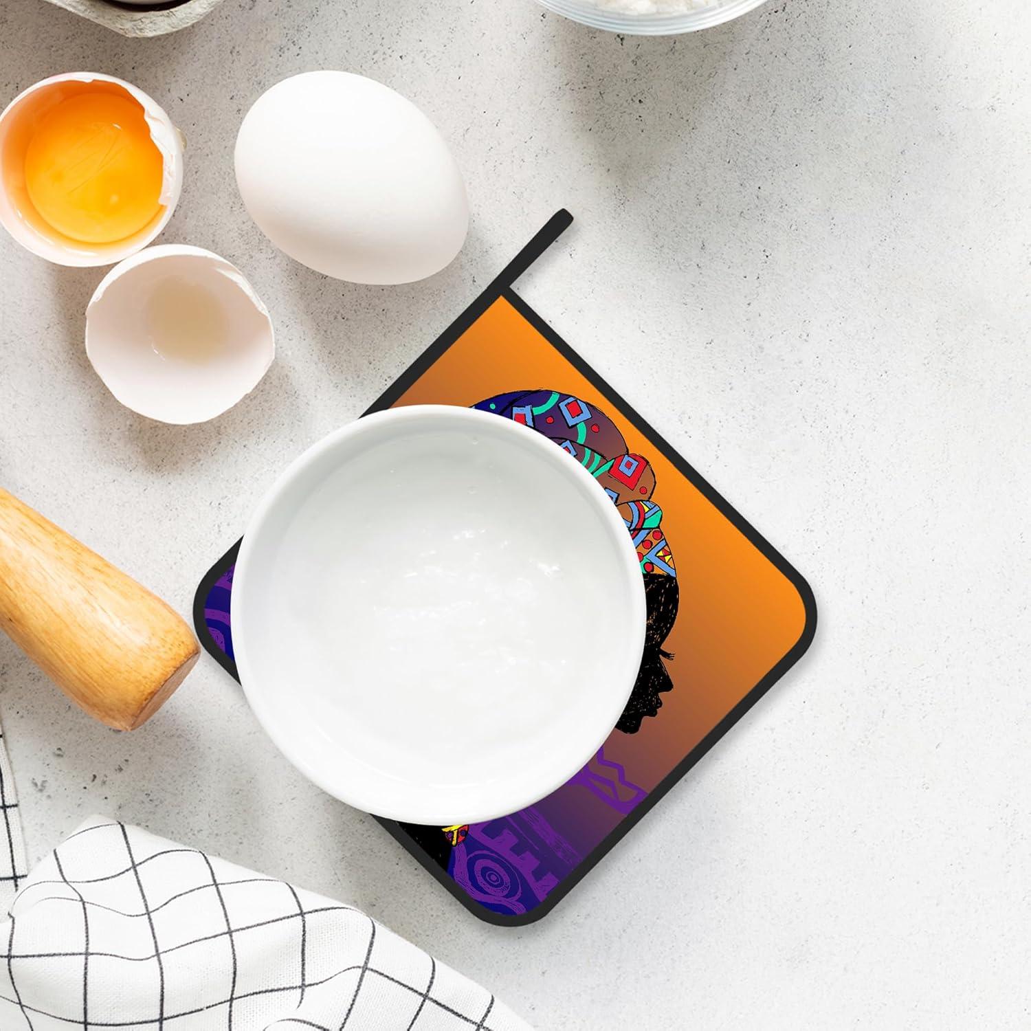 Juego de 2 Agarraderas de Cocina Gearsly Resistente al Calor