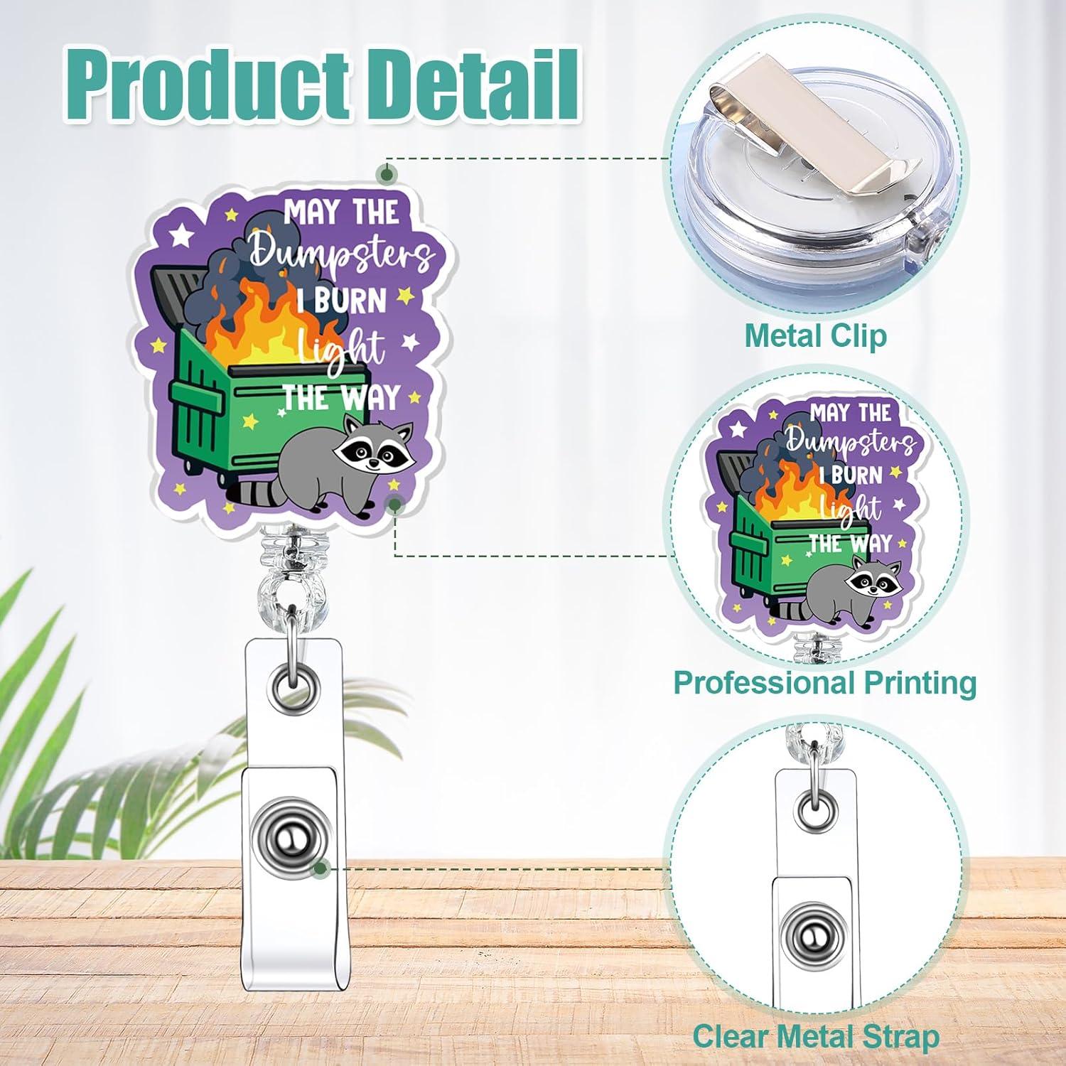 24 Insignias Divertidas Retráctiles Feifeiya para Enfermera