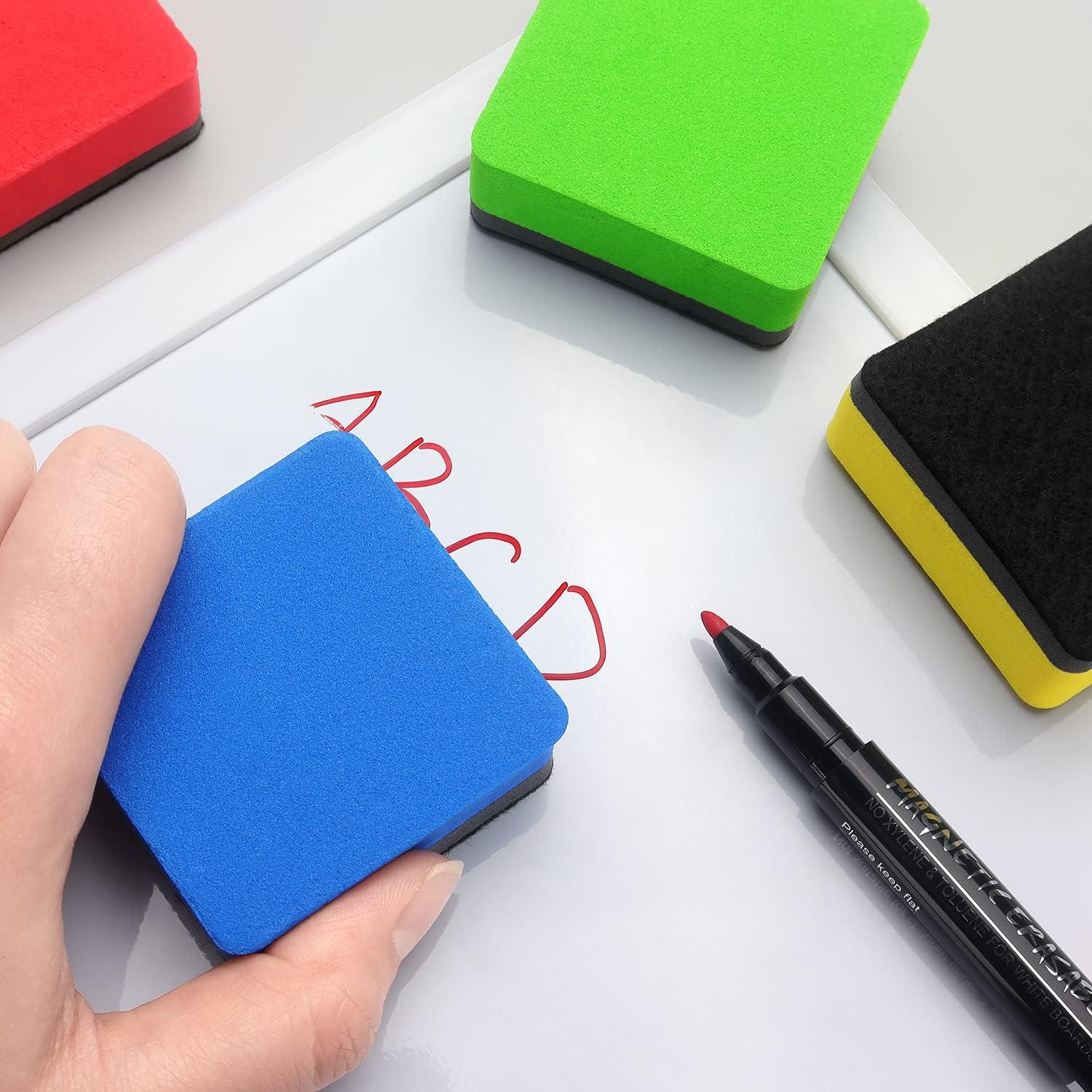 Borradores Magnéticos Tamaki para Pizarra Blanca - Paquete 12