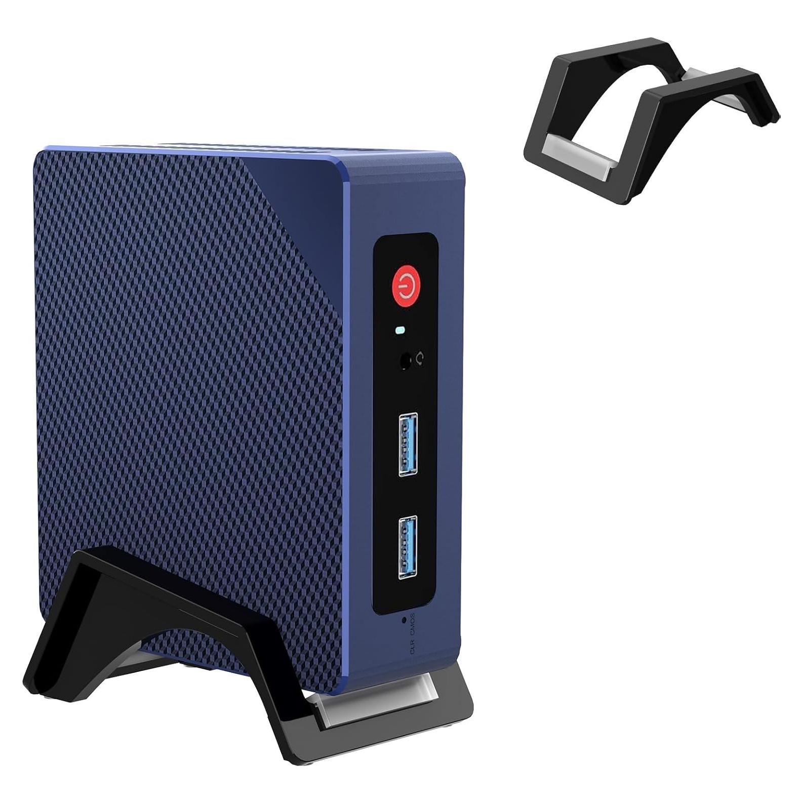 Soporte Vertical Mini PC CaSZLUTION para Beelink S12 Pro Negro