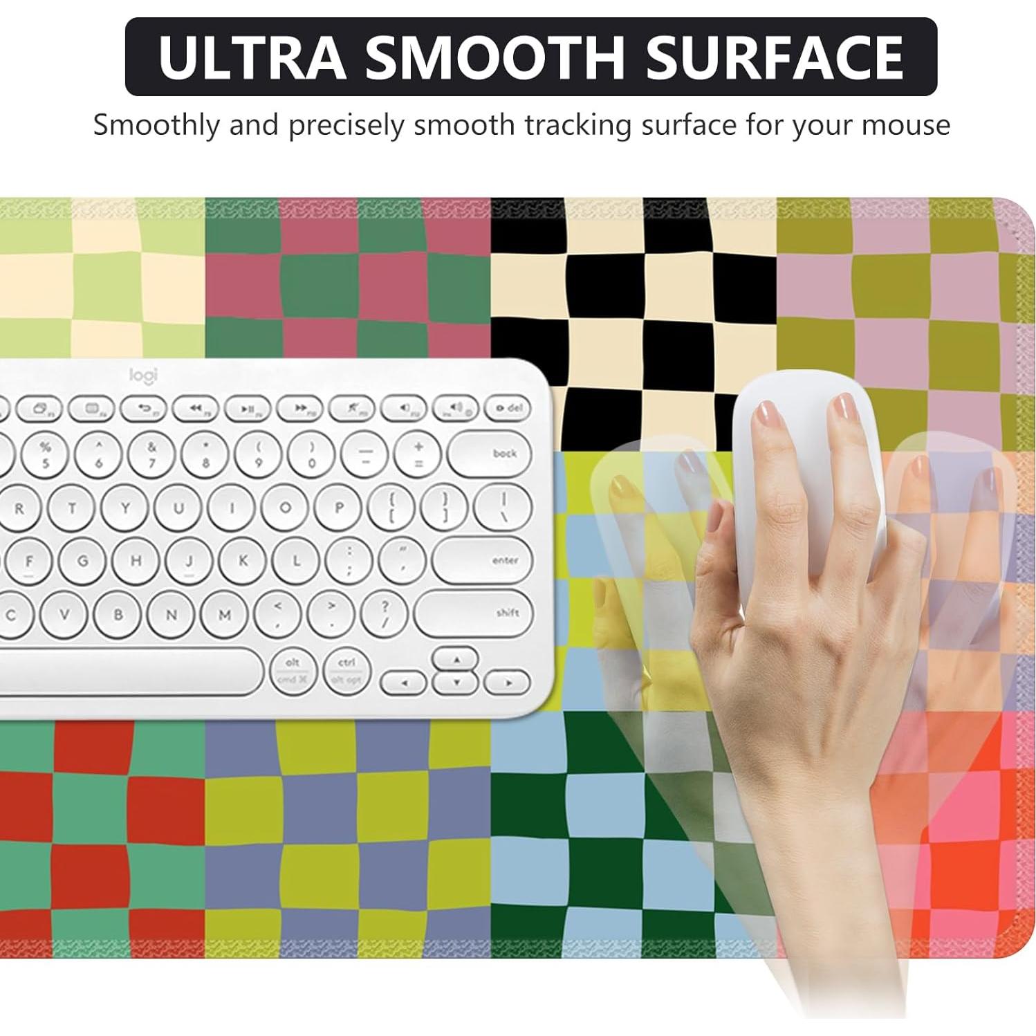 Alfombrilla de Escritorio XXL iCasso Cuadros Retro Antideslizante