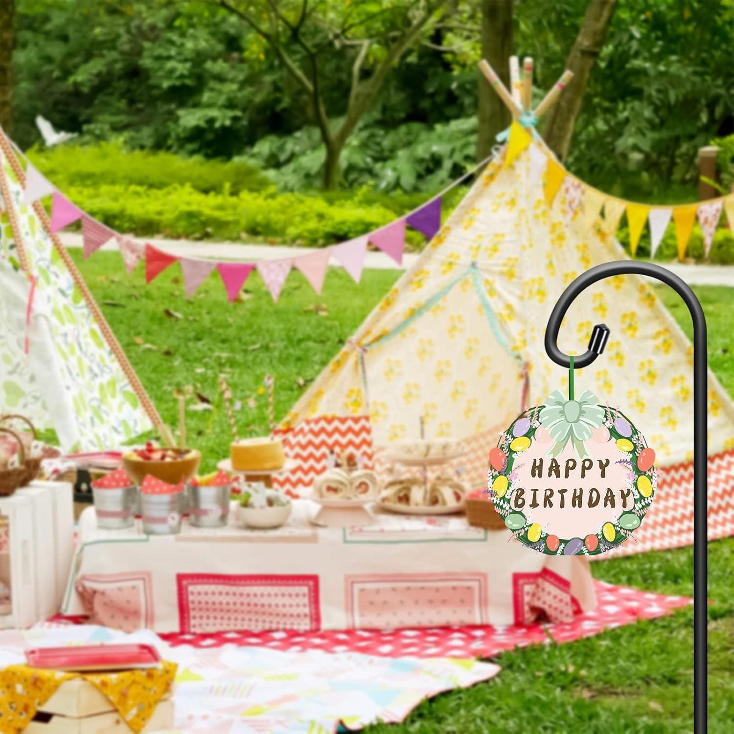 Ganchos de Jardín Gtongoko 81 cm Ajustables Paquete de 4