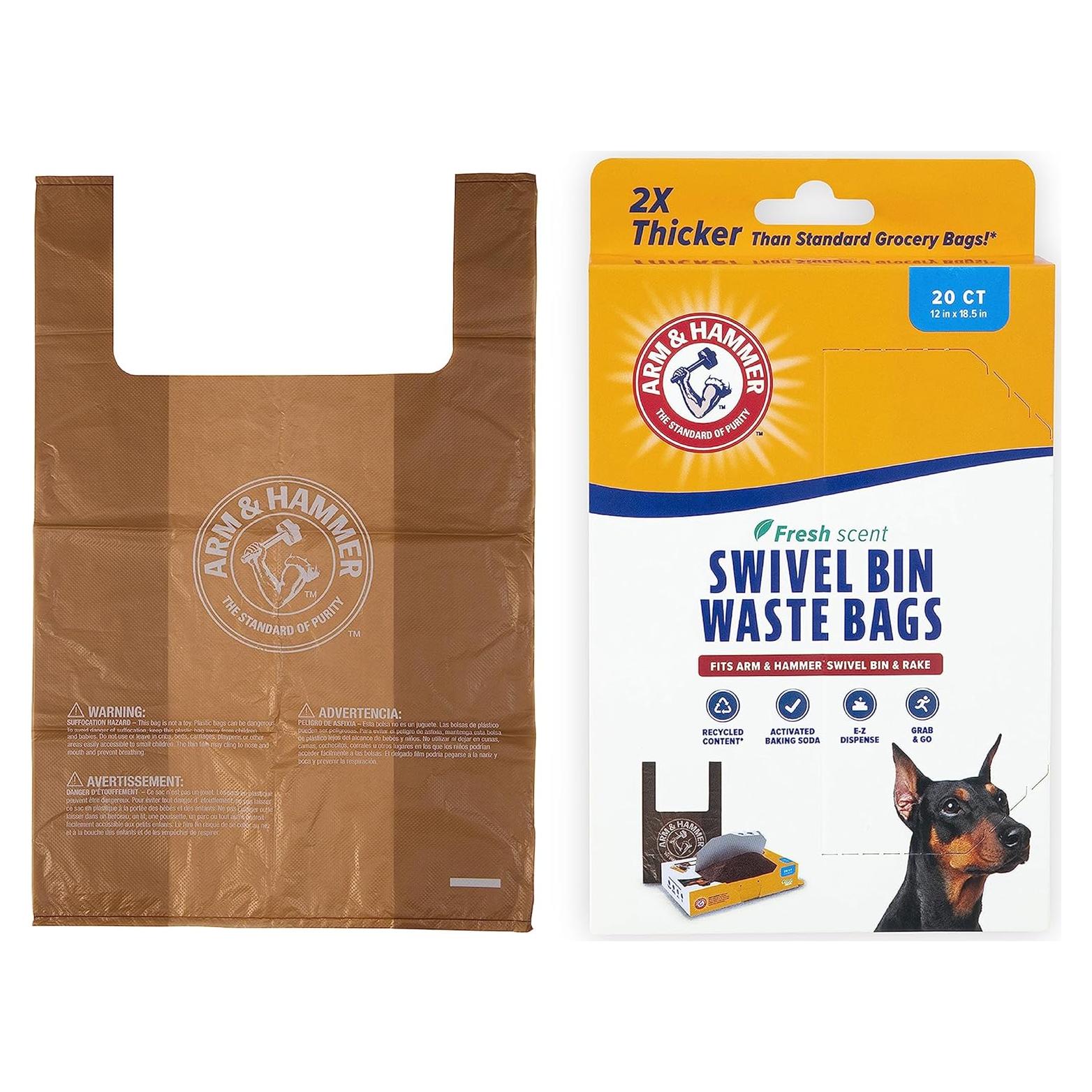Bolsas de Desechos para Mascotas Arm & Hammer 20 Unidades