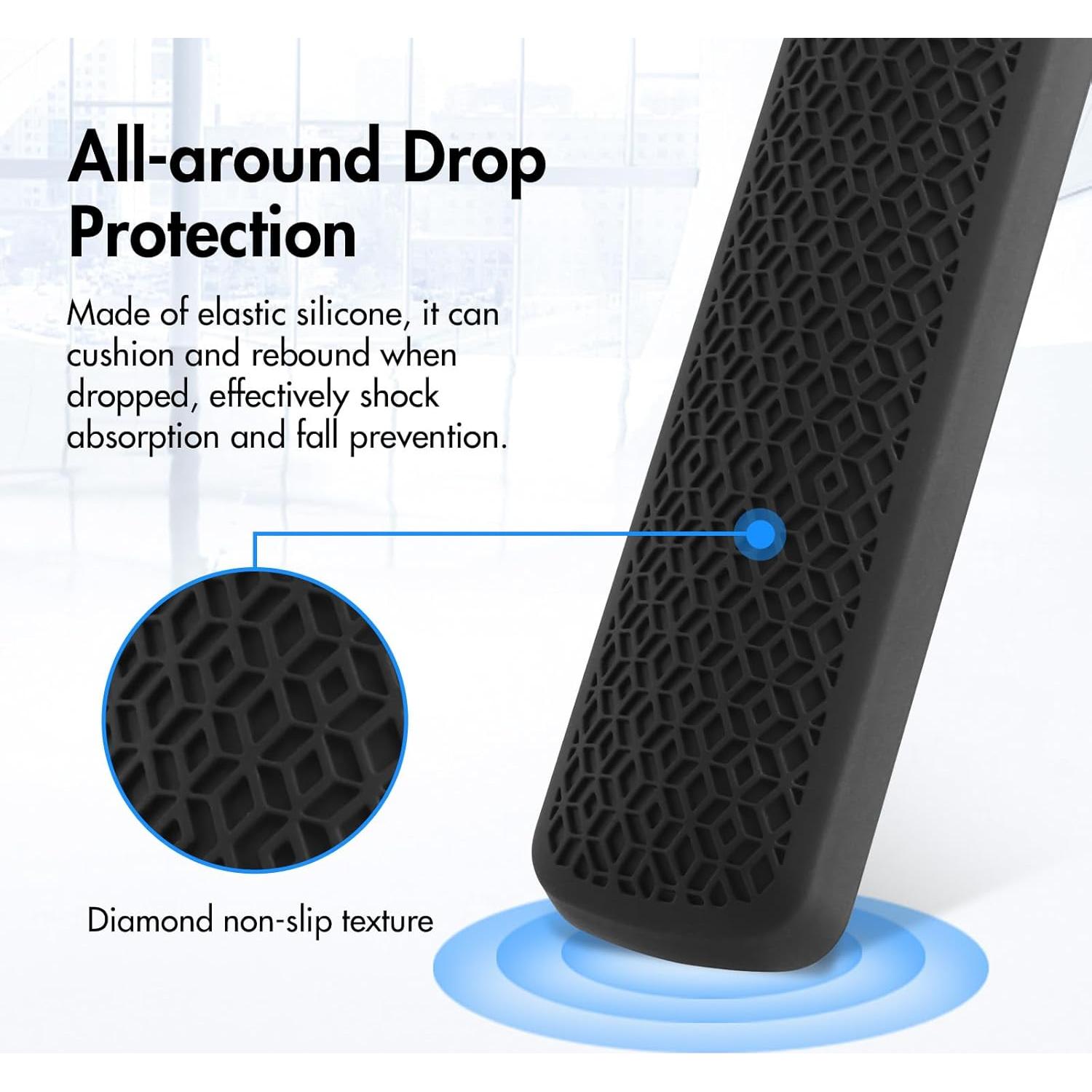 Funda de Silicona LEFXMOPHY para TV Stick 4K/HD 2024 - Negra