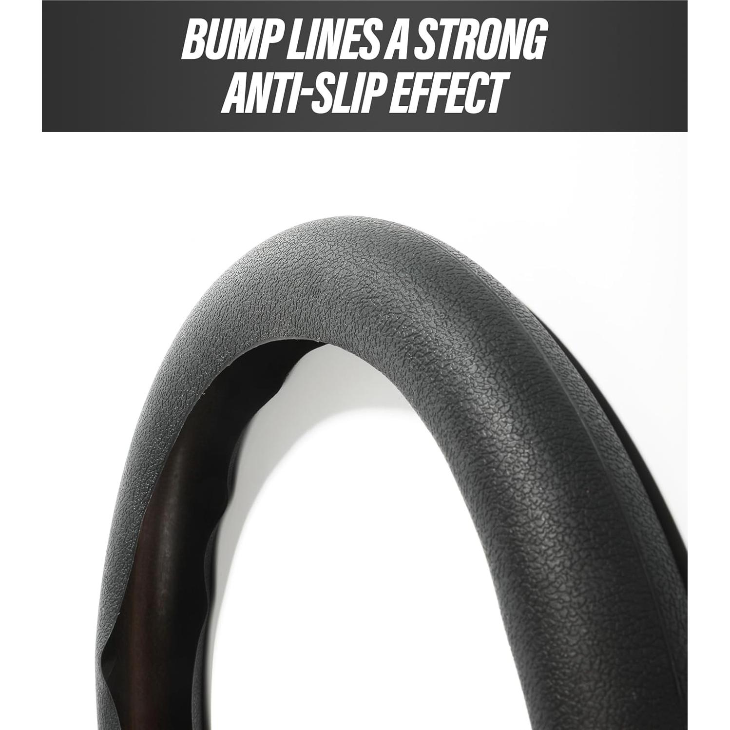 Funda de Volante de Silicona Reswish 33-38cm Negra