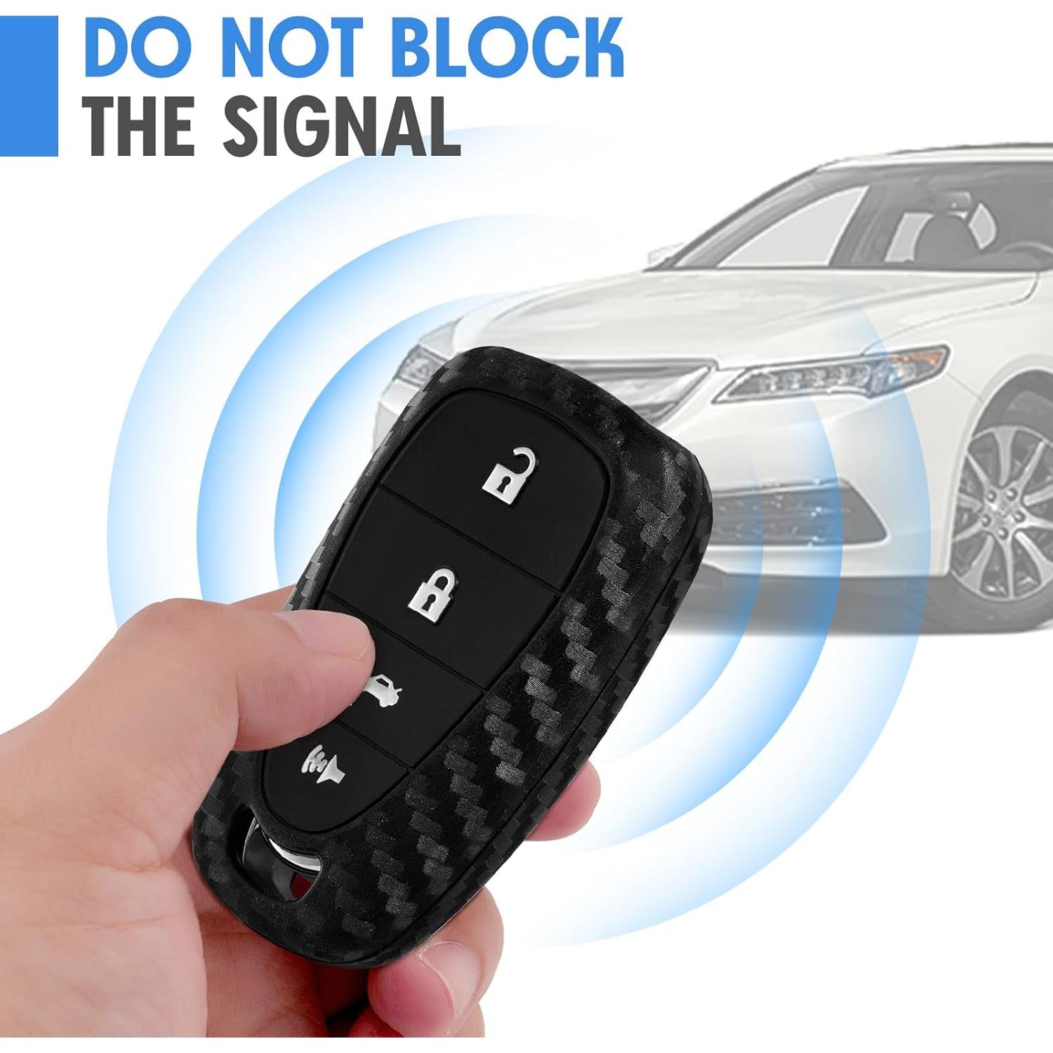 Funda de Llave Chevrolet Worcas CVSA4-SCE1 Fibra Carbono