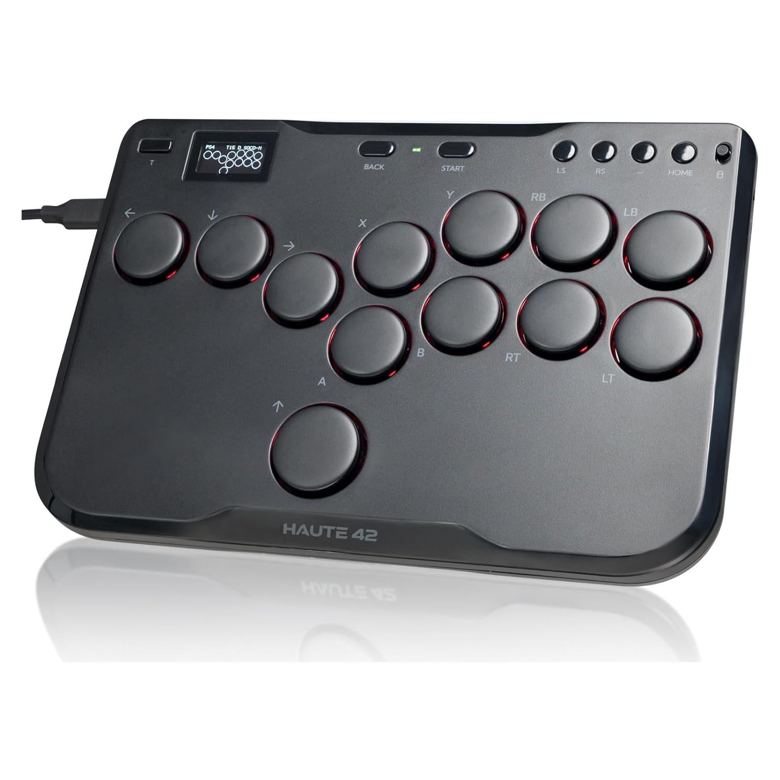 Controlador Arcade JZW-Shop P12 Turbo RGB para Switch/PC/PS4
