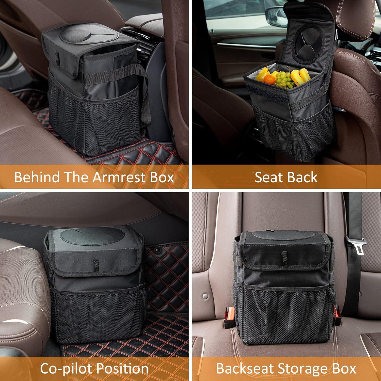 Basurero de Coche Plegable GPUSFAK Negro 9L Impermeable