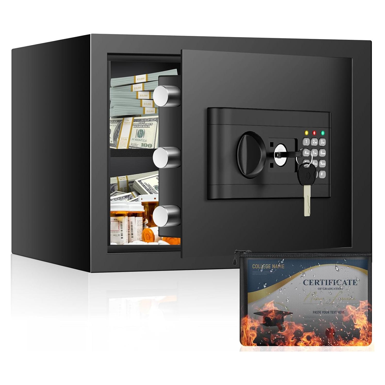 Caja Fuerte a Prueba de Fuego Sapekity 34L con Teclado Digital