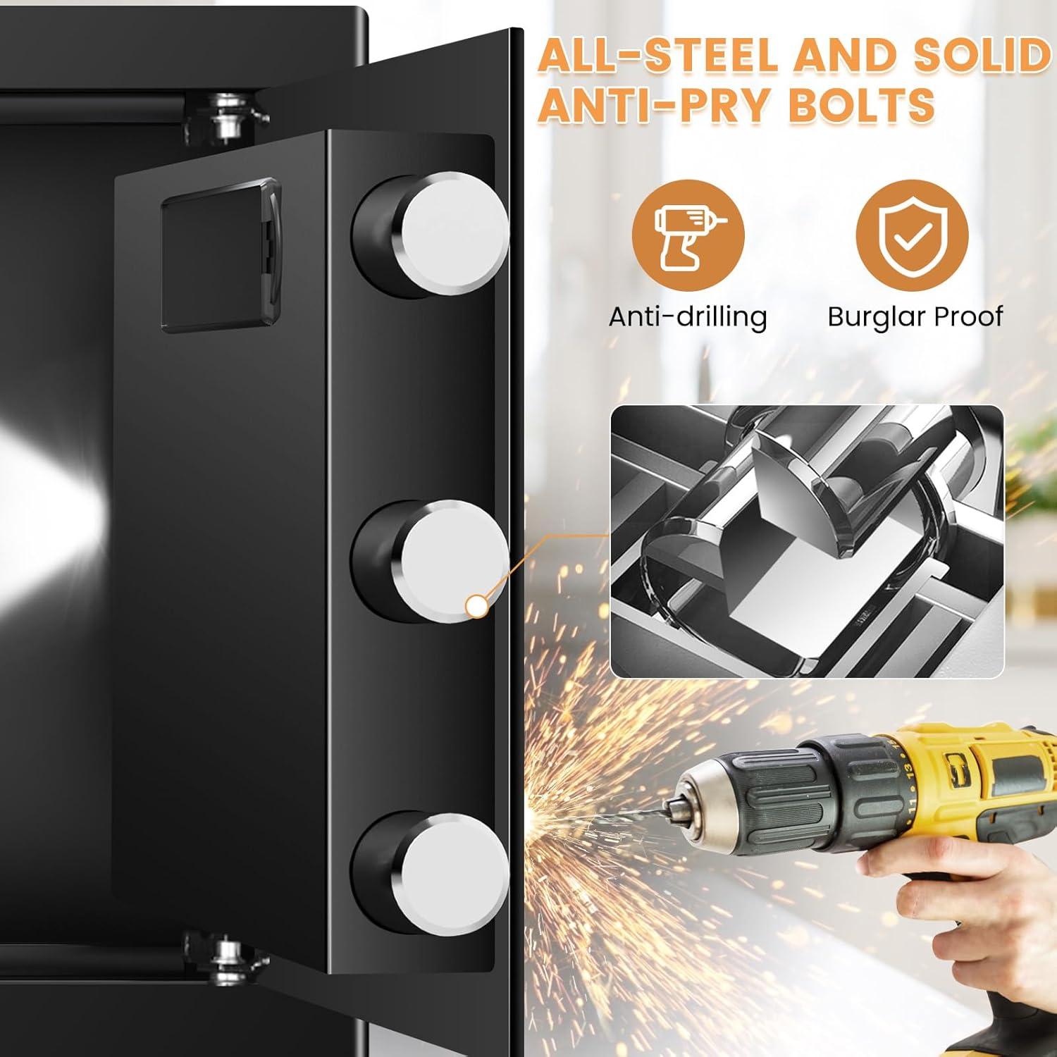 Caja Fuerte a Prueba de Fuego Sapekity 34L con Teclado Digital