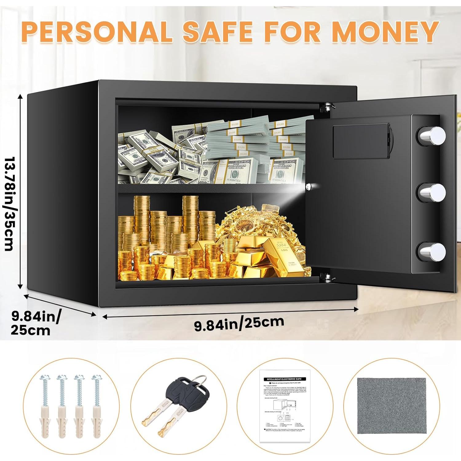 Caja Fuerte a Prueba de Fuego Sapekity 34L con Teclado Digital