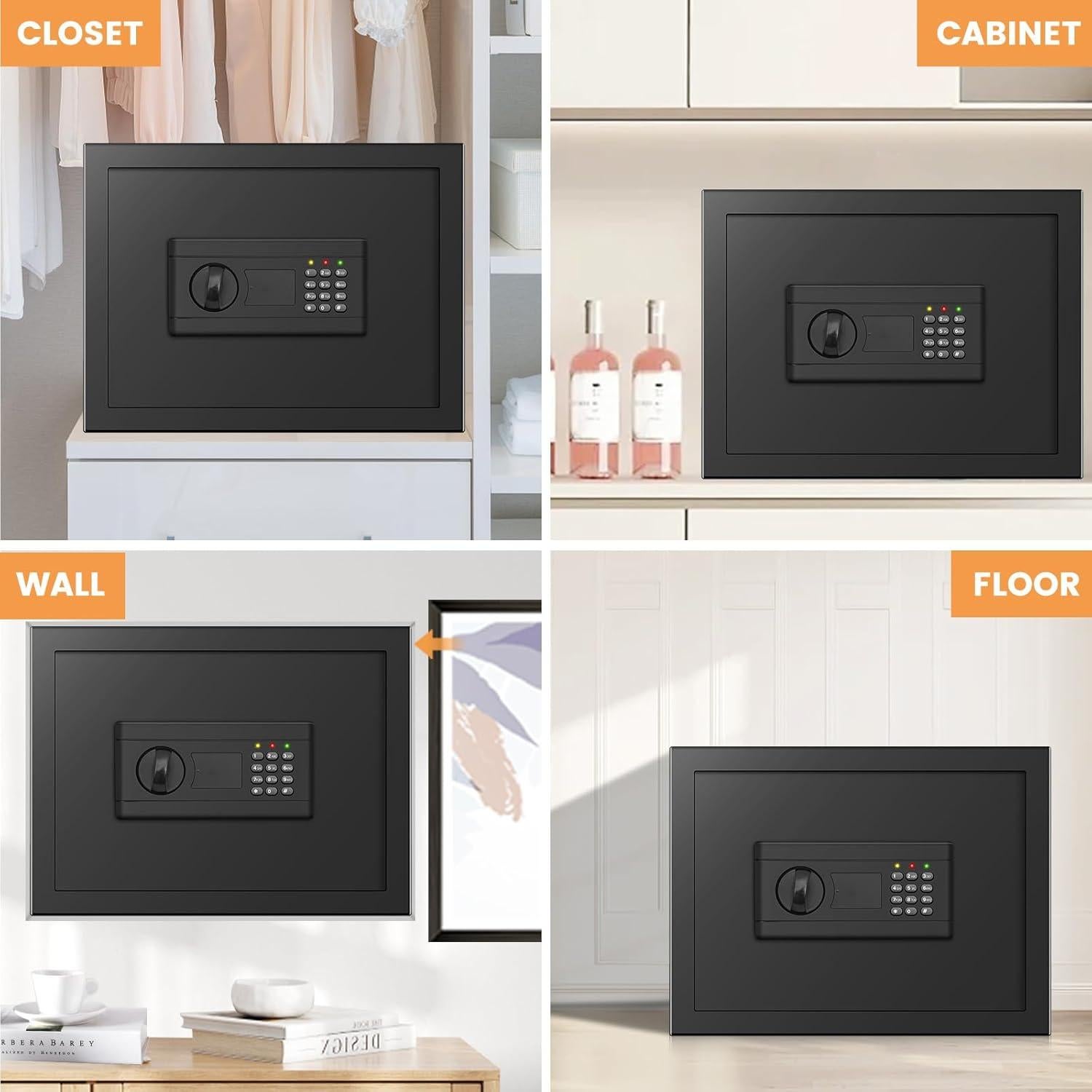 Caja Fuerte a Prueba de Fuego Sapekity 34L con Teclado Digital