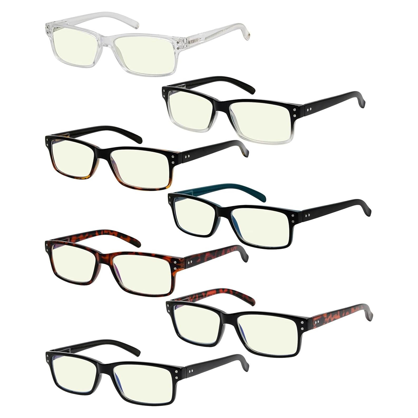 Gafas de Lectura Eyekepper 7 Pares Anti Luz Azul 2.25x