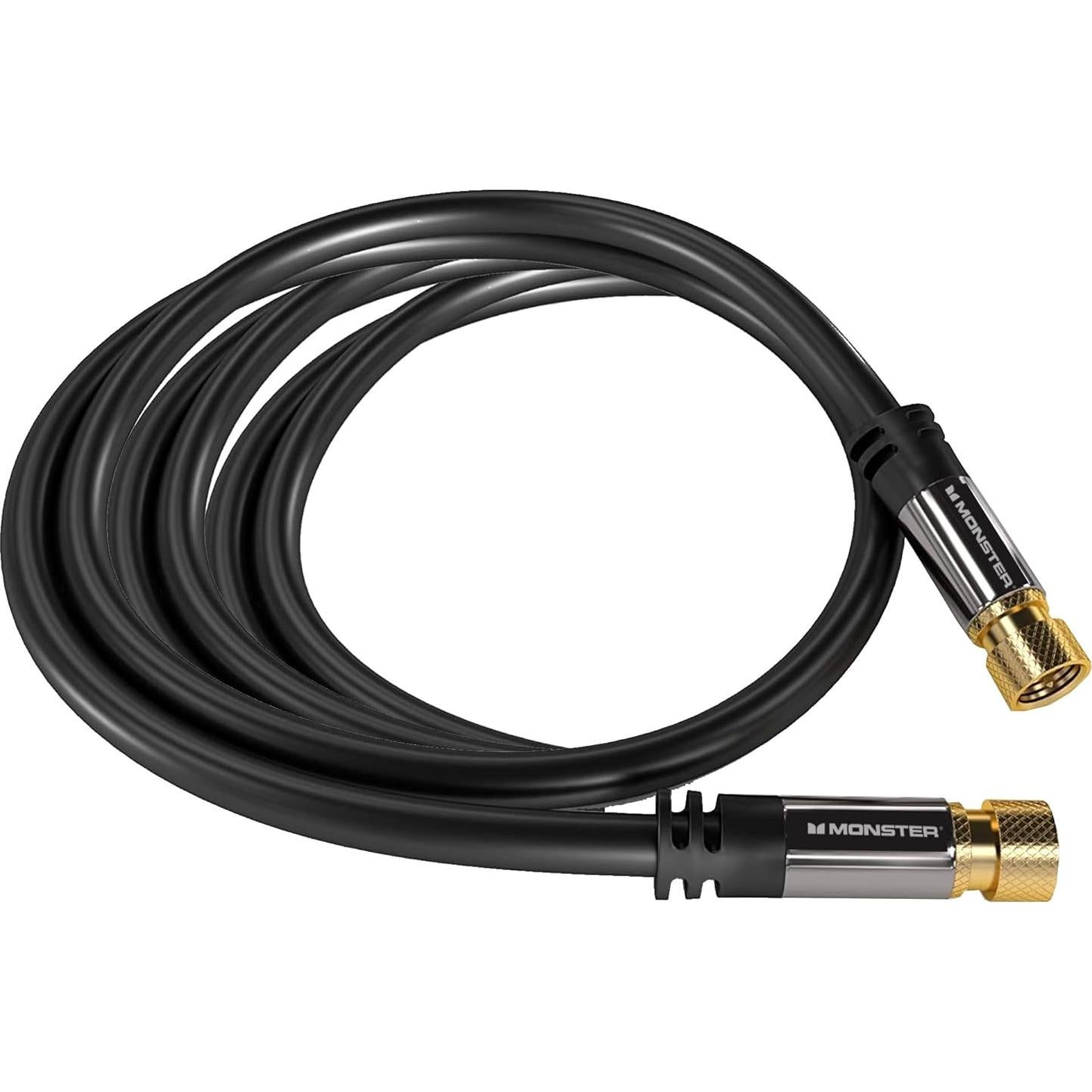 Cable Coaxial Monster 15 Metros RG-6 Cuádruple Blindaje