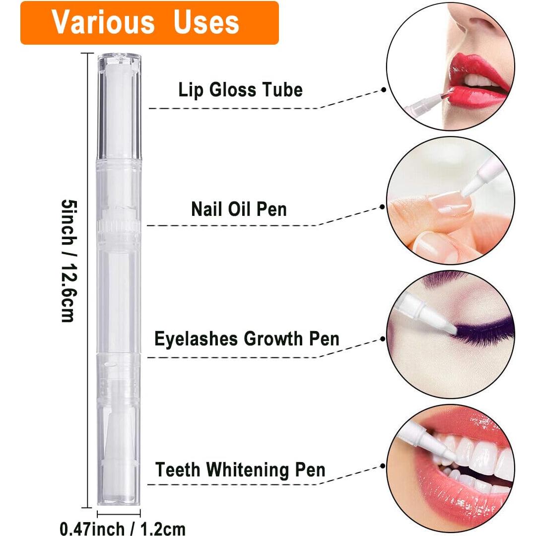 Paquete de 10 bolígrafos vacíos Rvetol 3ml para cutículas