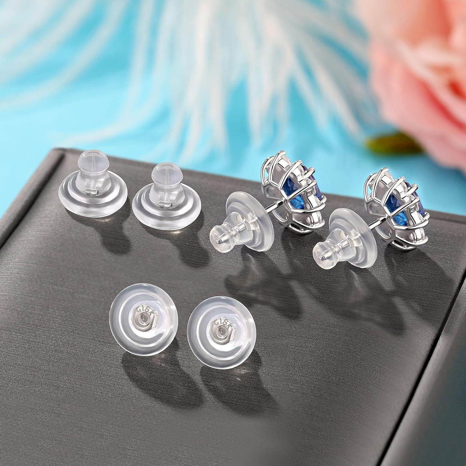 Resortes de Silicona para Pendientes Formulen 6pcs Hipoalergénicos