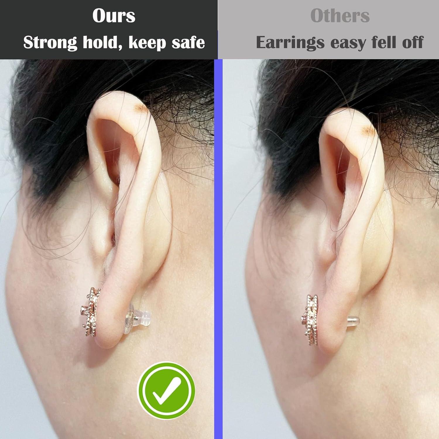 Resortes de Silicona para Pendientes Formulen 6pcs Hipoalergénicos