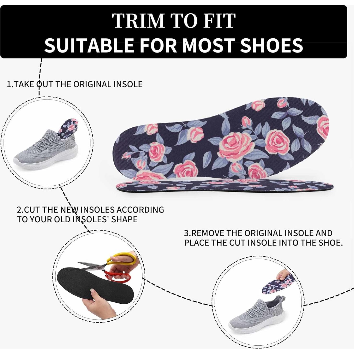 Plantillas Antideslizantes LMHCISO para Zapatos - Mujeres 36-39