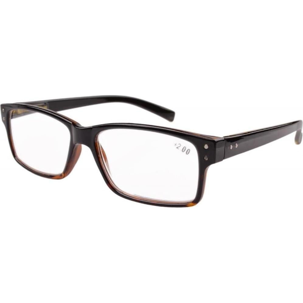 Gafas de Lectura Eyekepper 5 Paquete Hombres 2.5x Claras