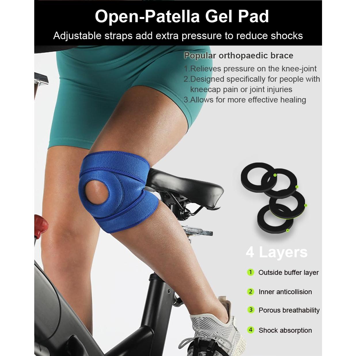 Férula para Rodilla SUJAYU Ajustable Compresión Negro