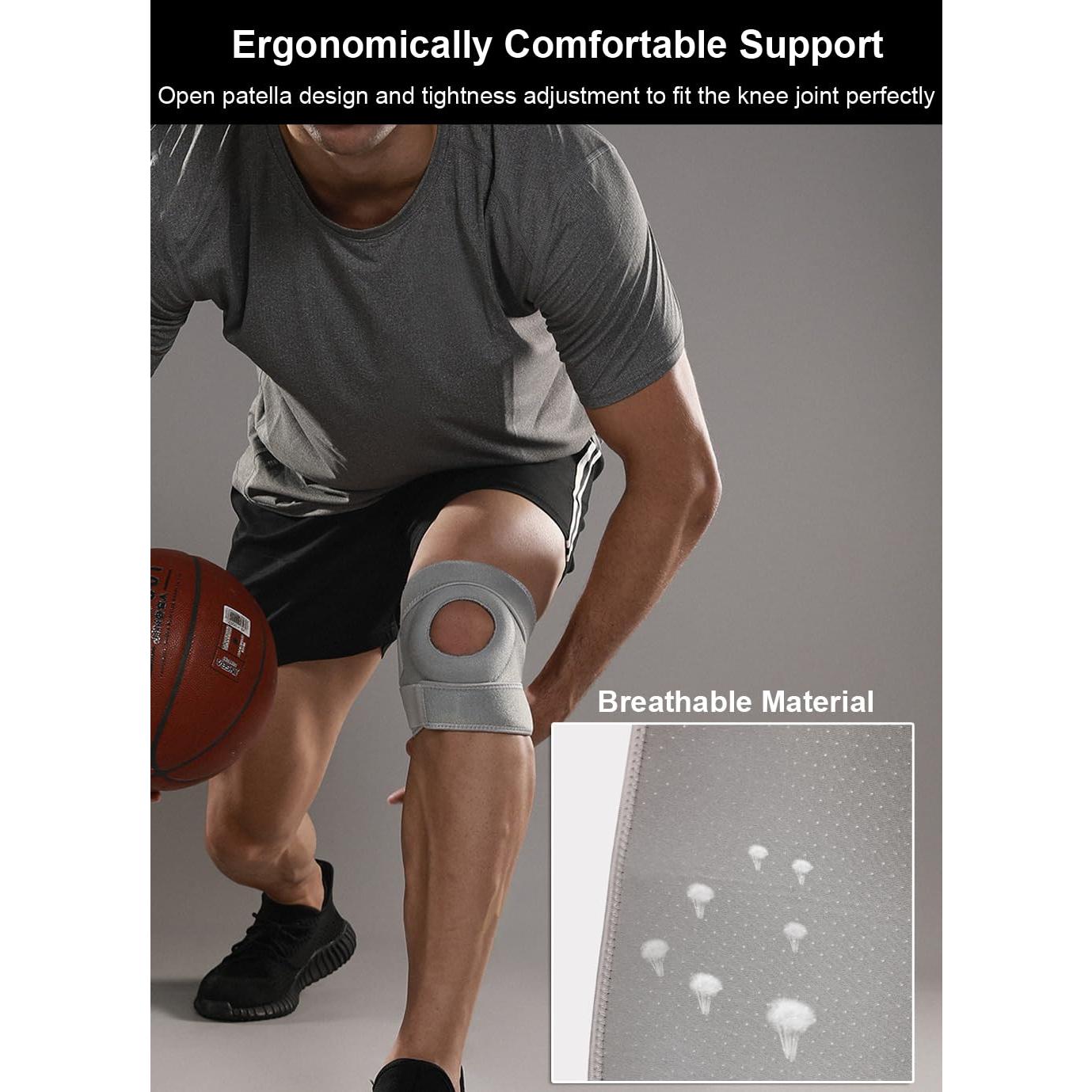 Férula para Rodilla SUJAYU Ajustable Compresión Negro