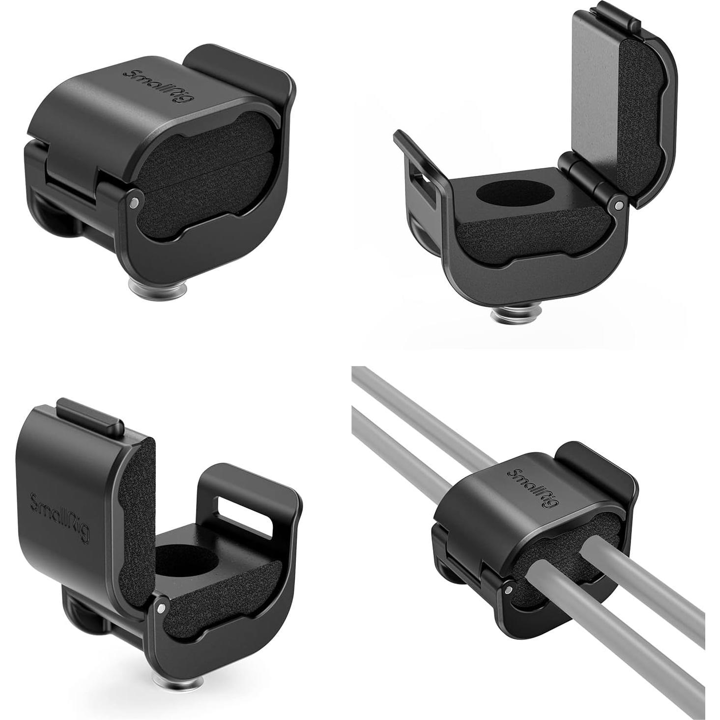 Abrazadera para Cámara SmallRig 4 pcs Soporte de Cable 2-7mm
