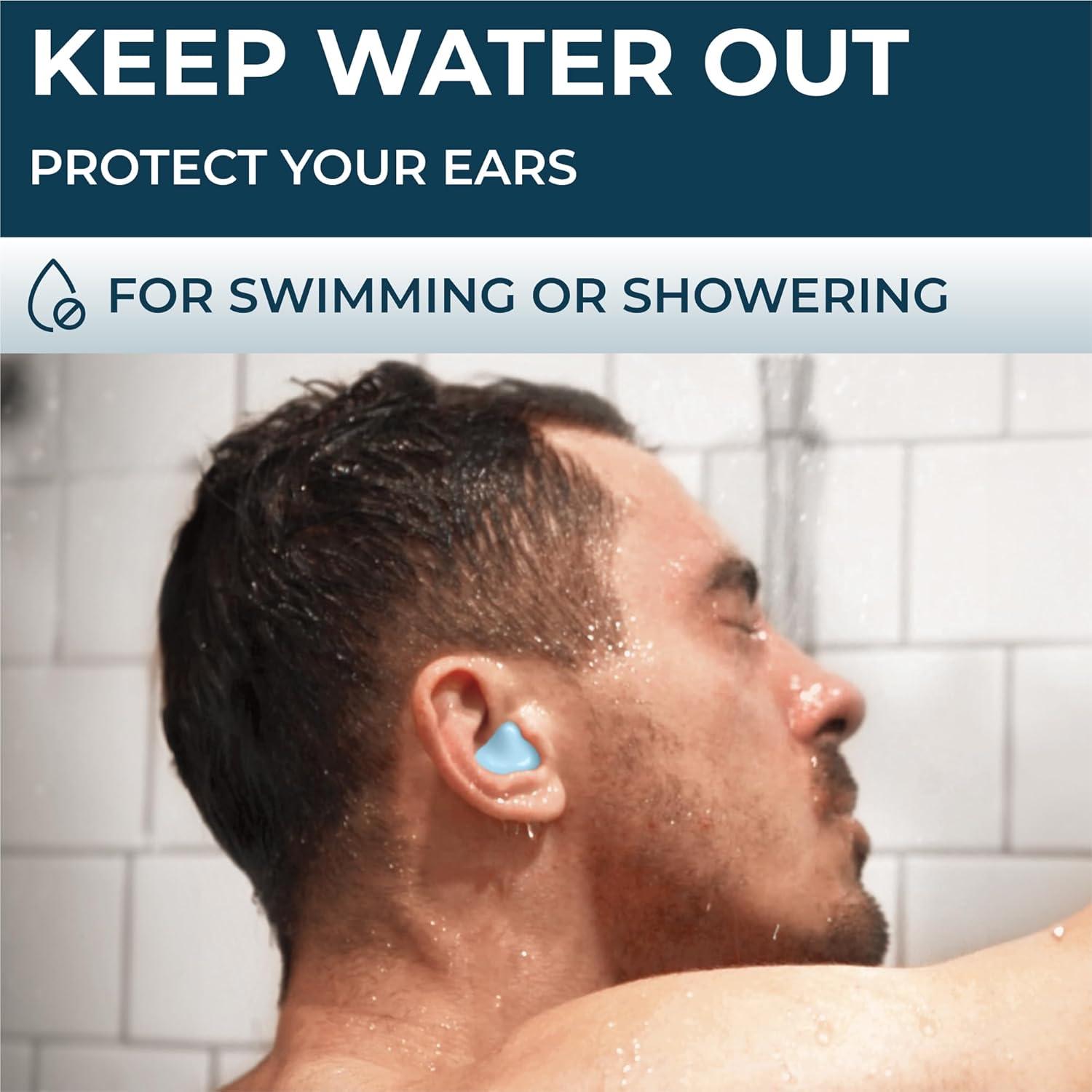 Tapones de Oído de Cera PQ Azul para Dormir y Nadar - 32 dB
